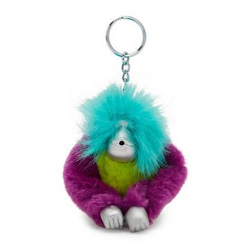 Kipling Fun Hair Sven Monkey Keychain Kiegészítők Piros Zöld | HU 1941UZ